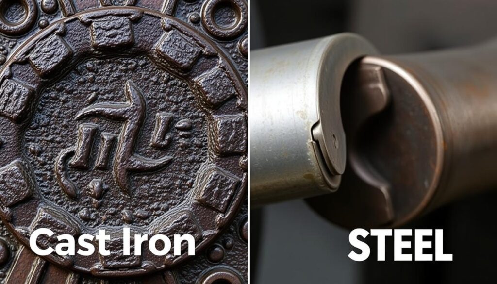 cast iron vs steel